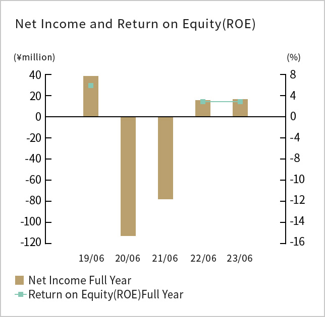Net Income(loss) and Return on Equity(ROE)